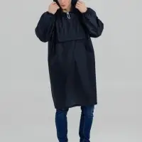 Дождевик-анорак Alatau, темно-синий, единый размер