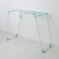 Сушилка для белья напольная, рабочая длина 18 м, цвет белый Сушилка для белья напольная, рабочая длина 18 м, цвет белый