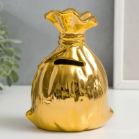 Копилка керамика "Мешок с долларом" МИКС 12х10х6,5 см