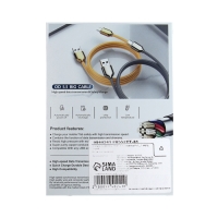 Кабель Lightning - USB, 6 A, оплётка PVC, 1 метр, серый Кабель Lightning - USB, 6 A, оплётка PVC, 1 метр, серый