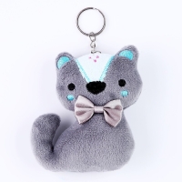 Мягкая игрушка &laquo;Котик&raquo;, на брелоке, 11 см, цвета МИКС