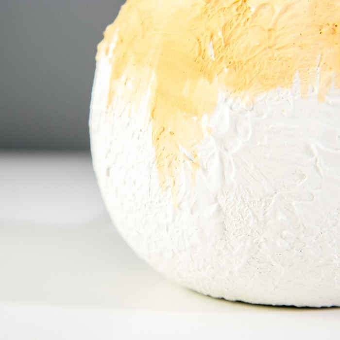 Настольная лампа "Ларнака" Е14 40Вт белый оранжевый 30х30х28см RISALUX