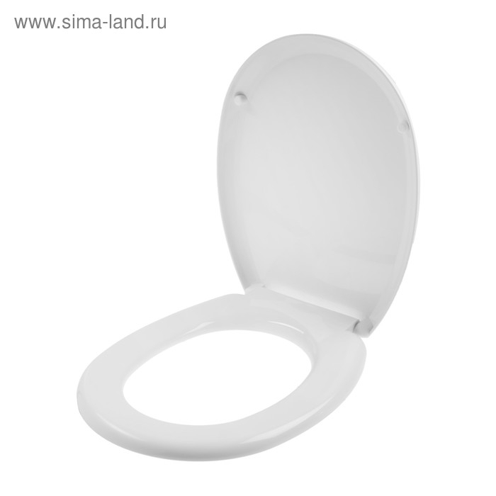 Сиденье для унитаза Сиденье для унитаза "АНИ Пласт" WS0200, крепление пластик, белое