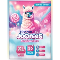Подгузники-трусики JOONIES Marshmallow, размер XL (12-17 кг), 36 шт Подгузники-трусики JOONIES Marshmallow, размер XL (12-17 кг), 36 шт