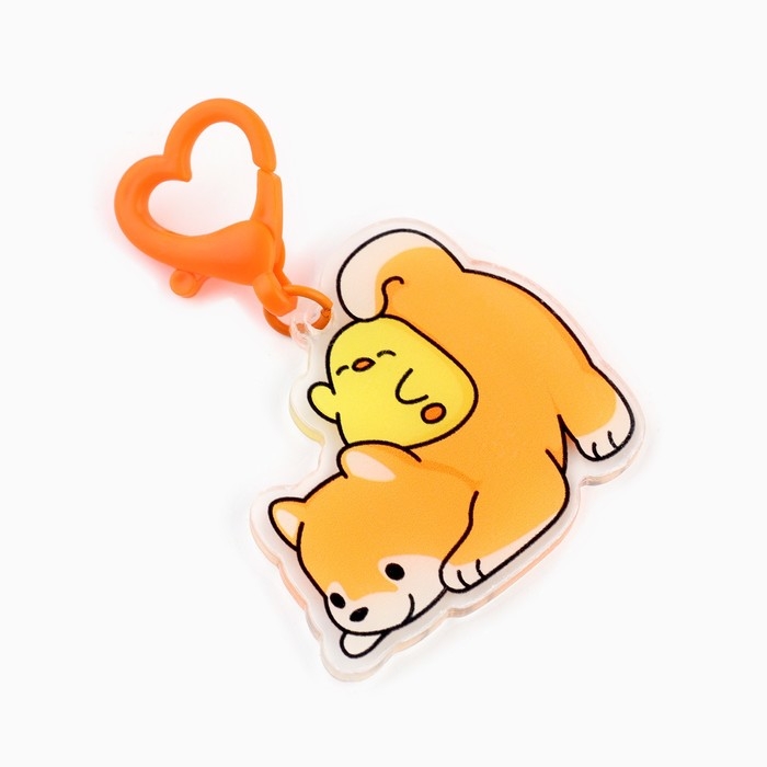 Брелок для ключей &laquo;Сиба-ину&raquo;, 5 х 7.2 см