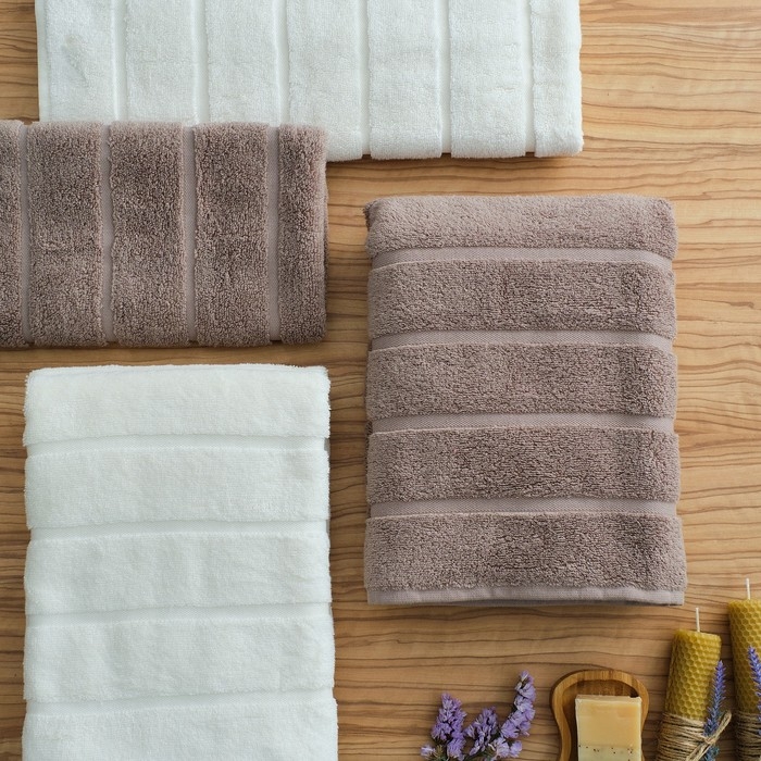 Полотенце махровое Love Life &laquo;Ария&raquo; 70х140 см, белый, 100% хл, микро-коттон, 450 гр/м2