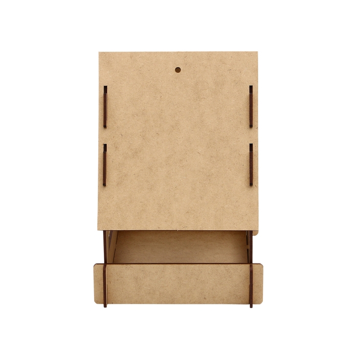 Kopмушка для птиц, 22 &times; 17 &times; 17 см, разобранная, &laquo;Юрта&raquo;, Greengo