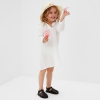 Рубашка (пончо) детская MINAKU цвет белый, рост 122 см