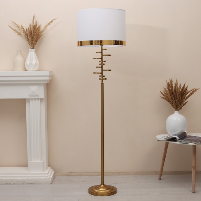 Торшер 19108/1 E27 40Вт золото 42х42х166 см