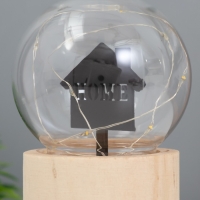 Ночник &laquo;Шар-дом&raquo; LED 3хAG10 шар 8см 6,5х6,5х11,5см