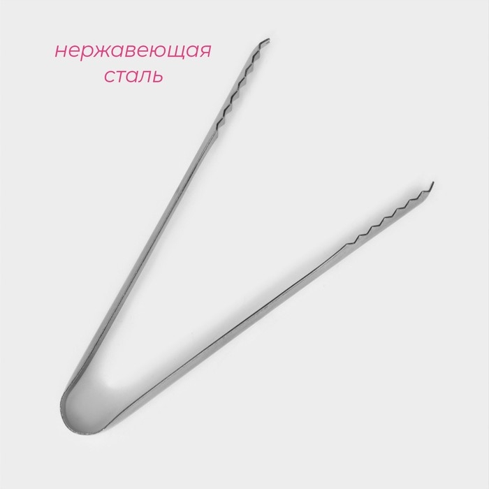 Щипцы кухонные Доляна Ortel, 15 см, цвет серебристый Щипцы кухонные Доляна Ortel, 15 см, цвет серебристый