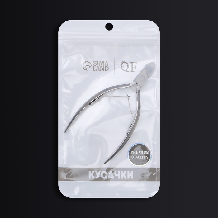 Кусачки маникюрные для кутикулы «Premium», двойная пружина, 11,5 см, длина лезвия - 8 мм, цвет серебристый Кусачки маникюрные для кутикулы «Premium», двойная пружина, 11,5 см, длина лезвия - 8 мм, цвет серебристый