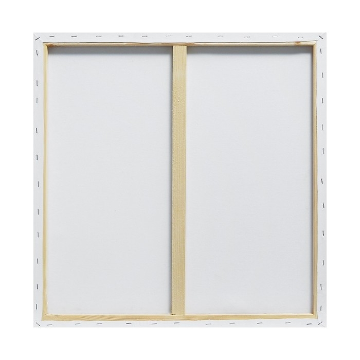 Холст на подрамнике 1,6х60х60 см, хлопок 100%, акриловый грунт, среднезернистый, 380г/м&sup2;