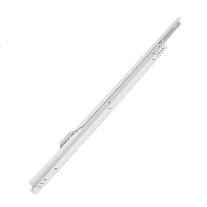 Роликовые направляющие ТУНДРА, L=550 мм, толщина 0,8 мм, белые, 2 шт. Роликовые направляющие ТУНДРА, L=550 мм, толщина 0,8 мм, белые, 2 шт.