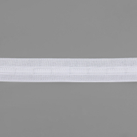 Шторная лента классическая, матовая, 2,5 см, 100 ± 1 м, цвет белый Шторная лента классическая, матовая, 2,5 см, 100 ± 1 м, цвет белый
