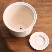 Горшок цветочный ЮТА №3, Белый 2,5 л