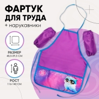 Фартук для труда + нарукавники, 485 х 395/250 х 160 мм, рост 116-146 см, Calligrata, ФТН-S/2022 "Сова" Фартук для труда + нарукавники, 485 х 395/250 х 160 мм, рост 116-146 см, Calligrata, ФТН-S/2022 "Сова"