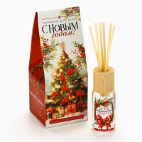 Аромадиффузор ароматический палочки &laquo;Новогодняя коллекция: Мечты сбудутся&raquo;, аромат мандарин, 30 мл