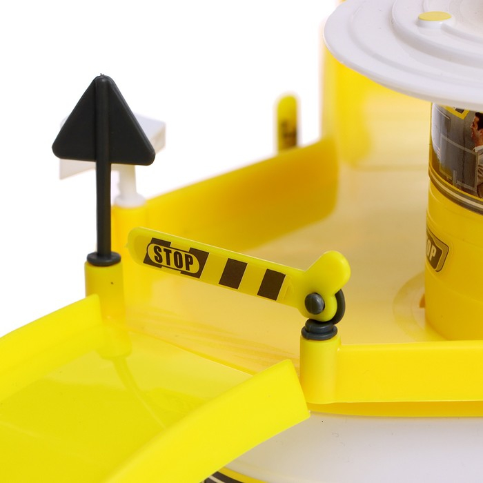 Игровой набор &laquo;Стройплощадка&raquo;, 2 уровня, вертолетная площадка