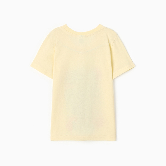 Футболка для мальчика, цвет лимонный, рост 110