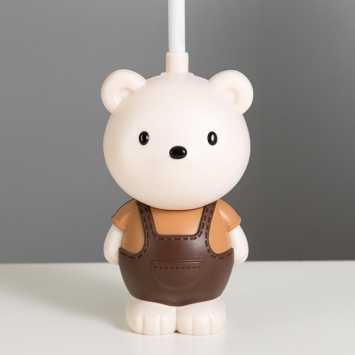 Ночник Ночник "Мишка" LED 2Вт бежево-шоколадный 7,5х7х12 см