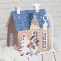 Набор для творчества. Домик новогодний «Рождественская сказка», 15 х 14 х 7 см Набор для творчества. Домик новогодний «Рождественская сказка», 15 х 14 х 7 см
