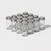 Набор стеклянных баночек для специй на подставке Magistro &laquo;Модерн&raquo;, 16 шт