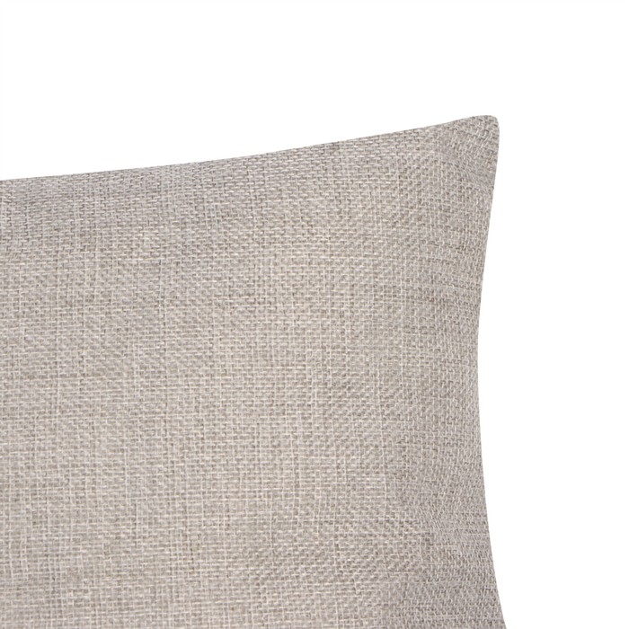 Наволочка декоративная Наволочка декоративная "Этель" рогожка 45*45 см серый, 100% п/э