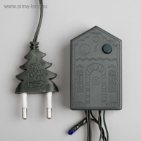 Гирлянда &laquo;Нить&raquo; 9 м, IP20, тёмная нить, 240 ламп, свечение мульти, 8 режимов, 220 В