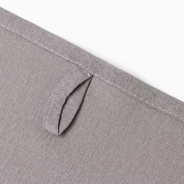 Полотенце Этель ECO, цв. серый, 40х68/+-2 см, 70% хл, 30% лён, 190 г/м2