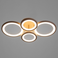 Люстра "Кольца" LED 80Вт Коричневый 2700-6400к 60х45х14 Люстра "Кольца" LED 80Вт Коричневый 2700-6400к 60х45х14