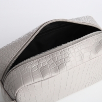 Косметичка на молнии, цвет серый Косметичка на молнии, цвет серый