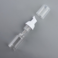 Бутылочка для хранения, с пенообразующим дозатором, 30 мл, цвет прозрачный/белый Бутылочка для хранения, с пенообразующим дозатором, 30 мл, цвет прозрачный/белый