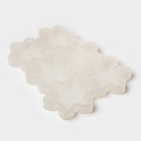 Силиконовый молд для леденцов и шоколада &laquo;Снежинки&raquo;, 17&times;10&times;0.8 см, d=5 см, d=4.5 см, цвет прозрачный