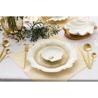 Блюдо фарфоровое Magistro «Ракушка», d=13 см, цвет белый Блюдо фарфоровое Magistro «Ракушка», d=13 см, цвет белый