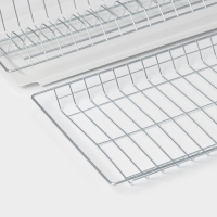 Комплект посудосушителей с поддоном для шкафа 80 см, 76,5×25,6 см, цинк Комплект посудосушителей с поддоном для шкафа 80 см, 76,5×25,6 см, цинк