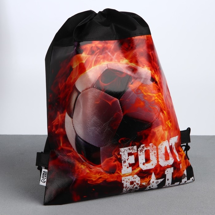 Мешок для обуви &laquo;Футбол&raquo; полиэстер, размер 30 х 40 см