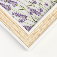 Фоторамка пластик 15х20 см "Плетение" жёлтый беж с белой обводкой 23,5х18,5 см Фоторамка пластик 15х20 см "Плетение" жёлтый беж с белой обводкой 23,5х18,5 см