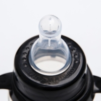 Бутылочка для кормления &laquo;ТРЕНД. Пингвин&raquo;, классическое горло, 250 мл., от 3 мес., цилиндр, с ручками