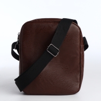 Сумка мужская на молнии, цвет коричневый Сумка мужская на молнии, цвет коричневый