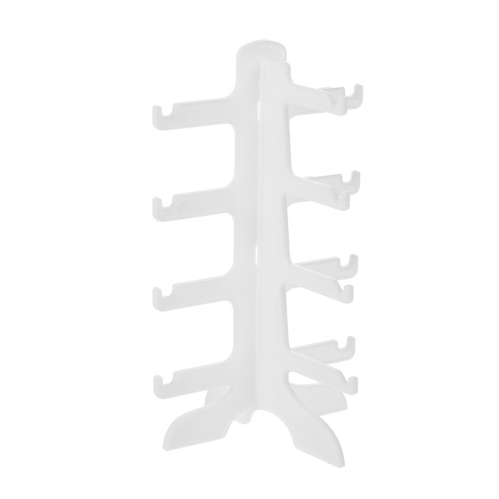 Подставка под очки 4 места, 15,5&times;14&times;25,5, цвет белый
