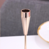 Набор из 3 подсвечников, металл, D=5 см H=36,5/31/26 см