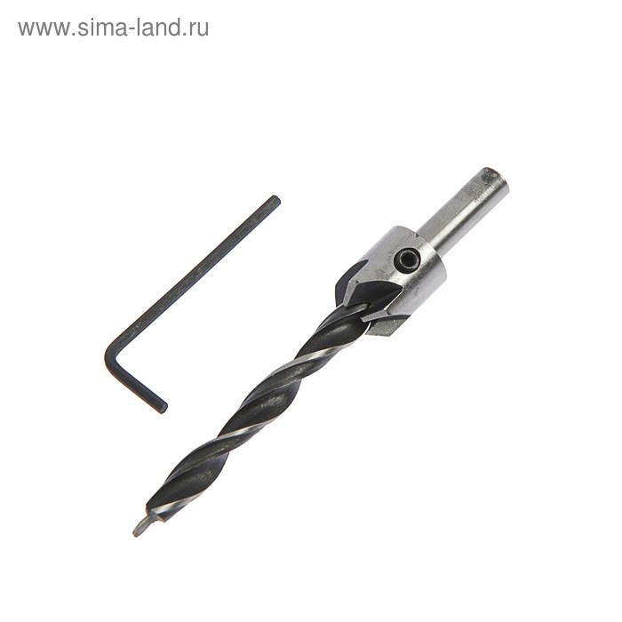 Сверло с зенкером ТУНДРА, 8 х 110 мм Сверло с зенкером ТУНДРА, 8 х 110 мм