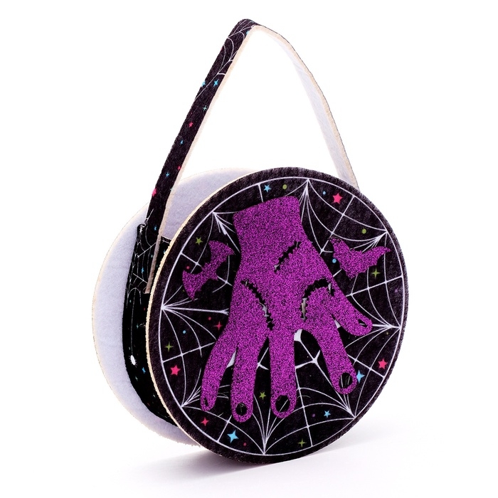 Карнавальный набор &laquo;Маленькая злодейка&raquo;: платье, ободок с косичками, гольфы, сумка, рост 116-122 см