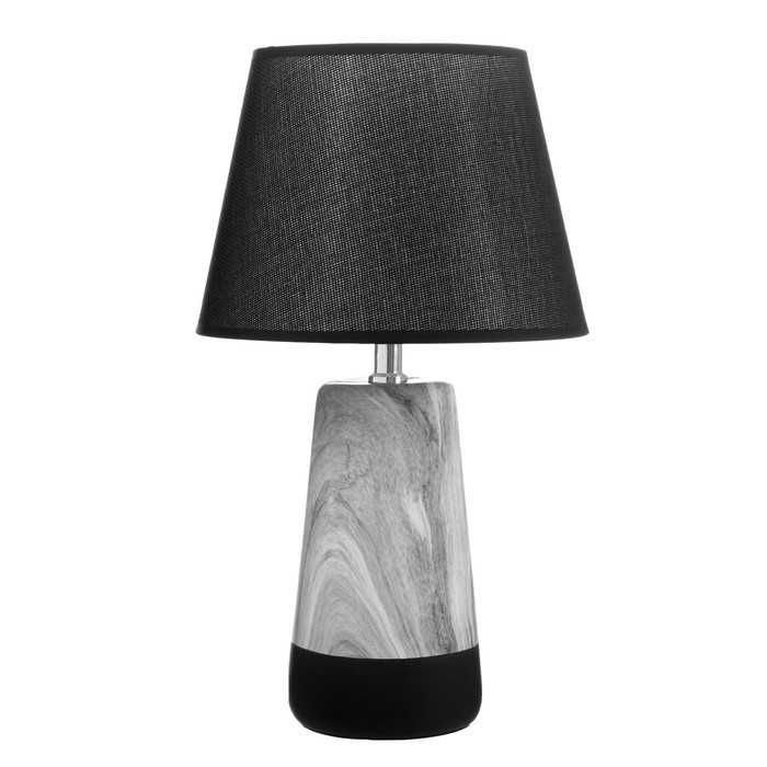 Настольная лампа "Адриен" E14 40Вт серый-черный 23х23х40 см RISALUX