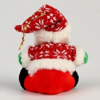 Мягкая игрушка «Новый год» на подвесе, виды МИКС Мягкая игрушка «Новый год» на подвесе, виды МИКС