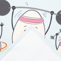 Полотенце пасхальное Этель Love eat and sport 40х73 см, 100% хлопок, саржа 190 гр/м2