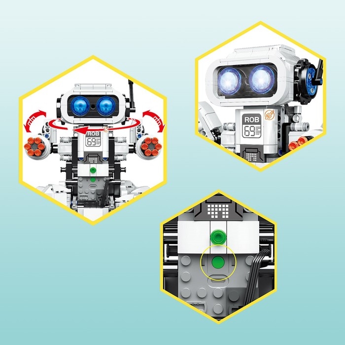 Конструктор радиоуправляемый «Робот осьминог», 816 деталей Конструктор радиоуправляемый «Робот осьминог», 816 деталей