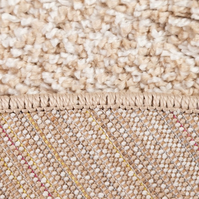 Ковер &laquo;Шегги&raquo;, круглый, 120х120 см, полипропилен 100%, джут