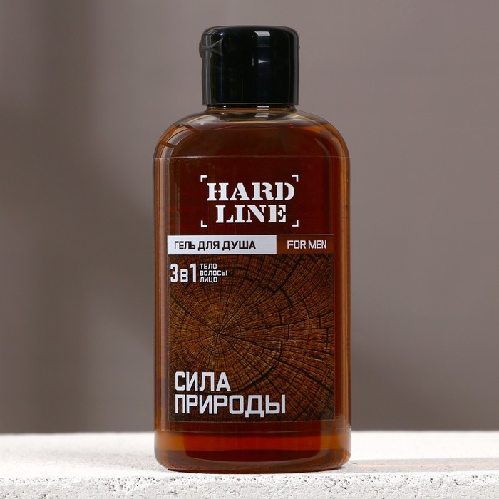 Гель для душа 3в1 &laquo;Сила природы&raquo;, 300 мл, аромат мужского парфюма, HARD LINE